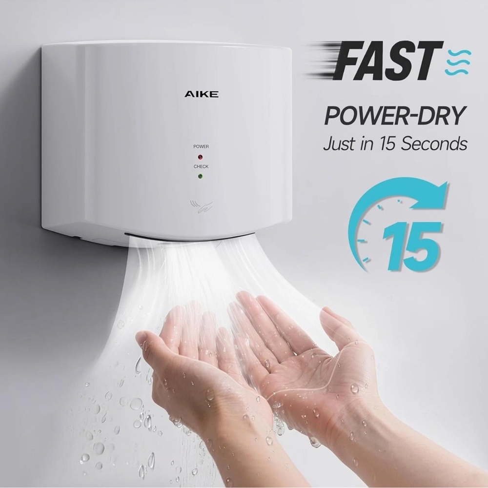AIKE Air Compact Hand Dryer - Picture 2 of 12